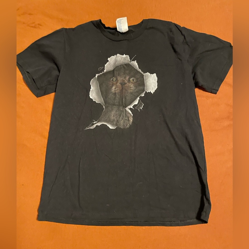 Cute graphic cat shirt soft youth size large 10-12. Washed 2x never worn.